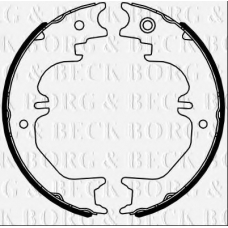 BBS6461 BORG & BECK Комплект тормозных колодок