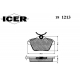 181213 ICER Комплект тормозных колодок, дисковый тормоз
