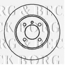 BBD4302 BORG & BECK Тормозной диск