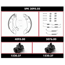 SPK 3095.05 WOKING Комплект тормозов, барабанный тормозной механизм