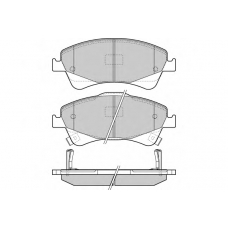 12-1422 E.T.F. Комплект тормозных колодок, дисковый тормоз