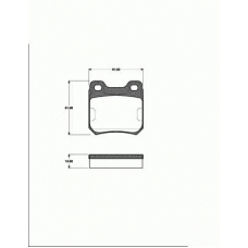 1501223603 S.b.s. Комплект тормозных колодок, дисковый тормоз