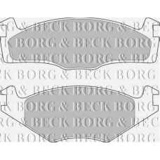 BBP1531 BORG & BECK Комплект тормозных колодок, дисковый тормоз