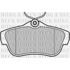 BBP2043 BORG & BECK Комплект тормозных колодок, дисковый тормоз