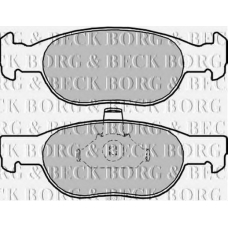 BBP2237 BORG & BECK Комплект тормозных колодок, дисковый тормоз