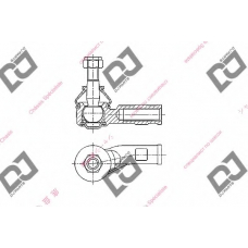 DE1427 DJ PARTS Наконечник поперечной рулевой тяги