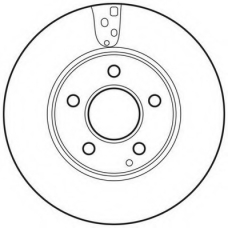 562637JC JURID Тормозной диск