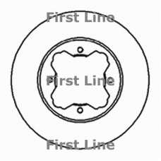 FBD484 FIRST LINE Тормозной диск