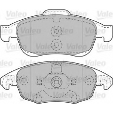 598997 VALEO Комплект тормозных колодок, дисковый тормоз