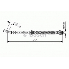 1 987 476 784 BOSCH Тормозной шланг