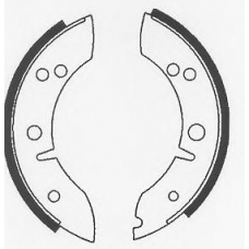 BS534 QUINTON HAZELL Комплект тормозных колодок