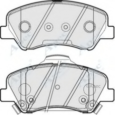PAD1883 APEC Комплект тормозных колодок, дисковый тормоз