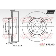 875343.6880 MAXTECH Тормозной диск