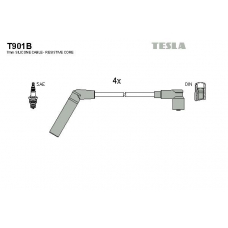 T901B TESLA Комплект проводов зажигания