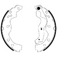 8DB 355 003-041 HELLA Комплект тормозных колодок