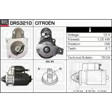 DRS3210 DELCO REMY Стартер