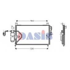 362220N AKS DASIS Конденсатор, кондиционер