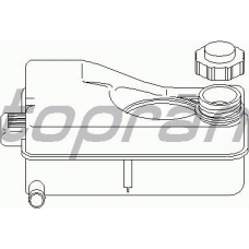 700 338 TOPRAN Компенсационный бак, охлаждающая жидкость
