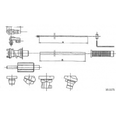 10.1171 CABOR Тросик газа