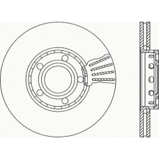 BDA1039.20 OPEN PARTS Тормозной диск