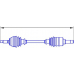 12465C SERCORE Приводной вал
