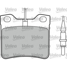540805 VALEO Комплект тормозных колодок, дисковый тормоз