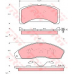 GDB4034 TRW Комплект тормозных колодок, дисковый тормоз