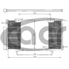 300400 ACR Конденсатор, кондиционер