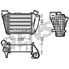 DIT02004 DENSO Интеркулер