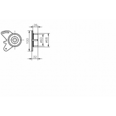 TKR 9063 TIMKEN Натяжной ролик, ремень грм