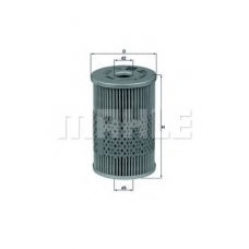 OX 43D MAHLE Масляный фильтр