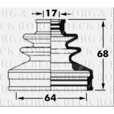 BCB6035 BORG & BECK Пыльник, приводной вал