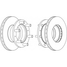 FCR233A FERODO Тормозной диск