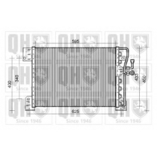 QCN507 QUINTON HAZELL Конденсатор, кондиционер