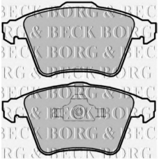 BBP2108 BORG & BECK Комплект тормозных колодок, дисковый тормоз
