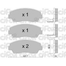 822-283-0 CIFAM Комплект тормозных колодок, дисковый тормоз