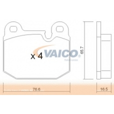 V20-8120 VEMO/VAICO Комплект тормозных колодок, дисковый тормоз