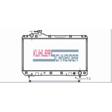 3234701 KUHLER SCHNEIDER Радиатор, охлаждение двигател