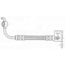 70372 PAGID Тормозной шланг