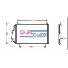 0722301 KUHLER SCHNEIDER Конденсатор, кондиционер