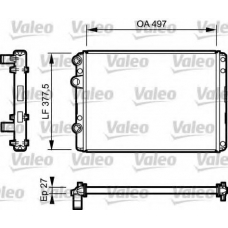 732953 VALEO Радиатор, охлаждение двигателя