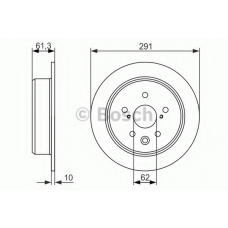 0 986 479 657 BOSCH Тормозной диск