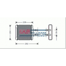 5290031 KUHLER SCHNEIDER Теплообменник, отопление салона