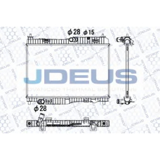 012M36 JDEUS Радиатор, охлаждение двигателя