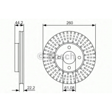 0 986 479 090 BOSCH Тормозной диск