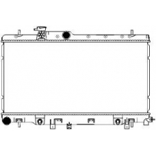 3421-1004 SAKURA  Automotive Радиатор, охлаждение двигателя