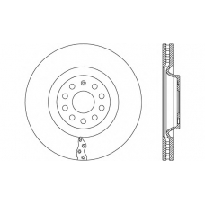 BDR2665.20 OPEN PARTS Тормозной диск