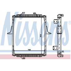 67247 NISSENS Радиатор, охлаждение двигателя