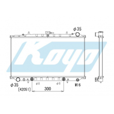 PA020322 KOYO P-tank corrugate-fin ass'y