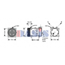 850585N AKS DASIS Компрессор, кондиционер